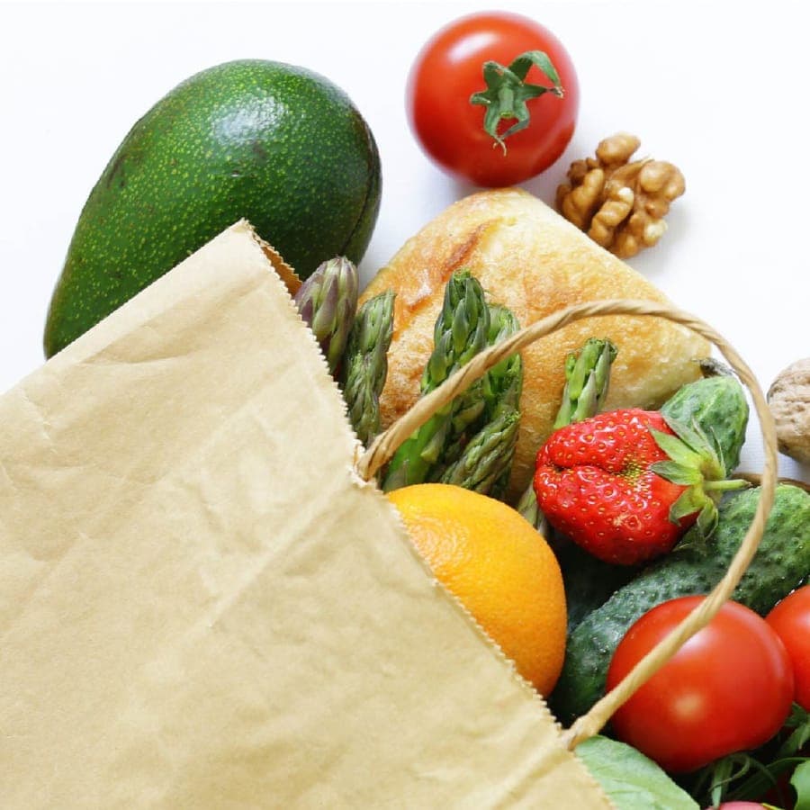Fresh fruit and vegetables